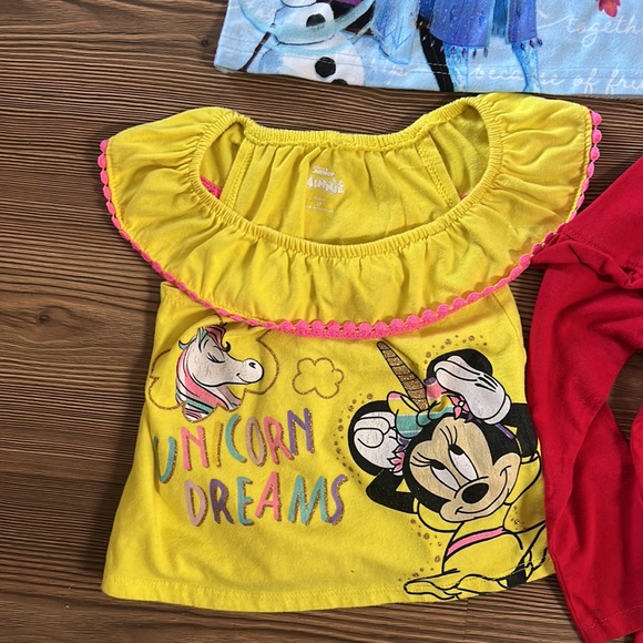 Disney & Holiday Time Toddler Girls Clothing Bundle Size 2T & 3T - Picture 2 of 11